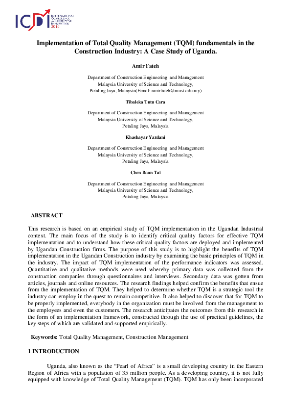 Total quality management case study apple image