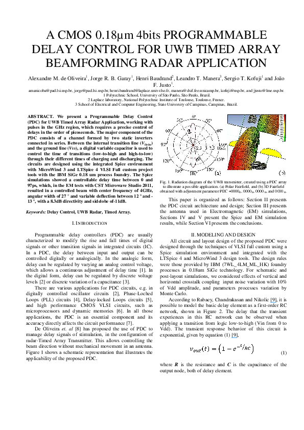 (PDF) A CMOS 0.18µm 4bits PROGRAMMABLE DELAY CONTROL FOR UWB TIMED ...