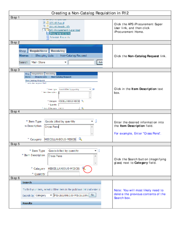 (PDF) Creating a NonCatalog Requisition in R12 Naveen Kumar