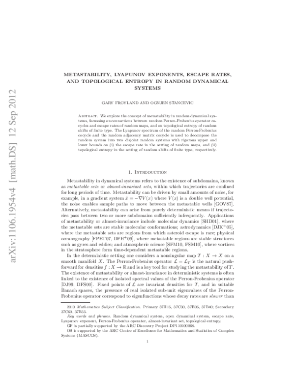 Metastability essay picture