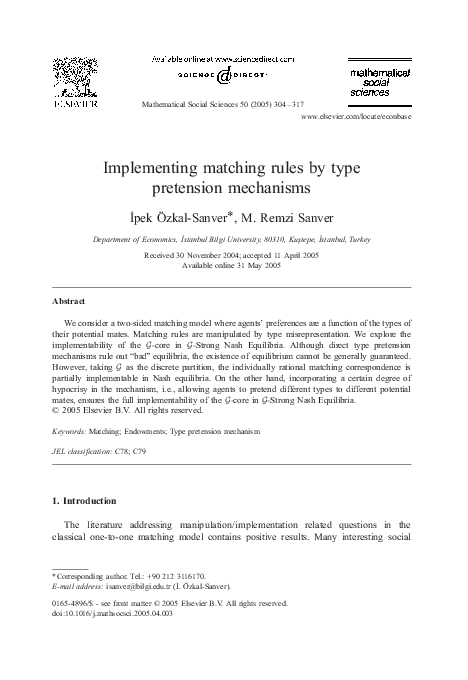 (PDF) Implementing matching rules by type pretension mechanisms