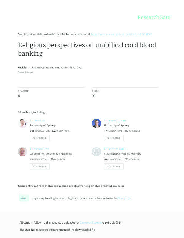Sydney Cord Blood Bank