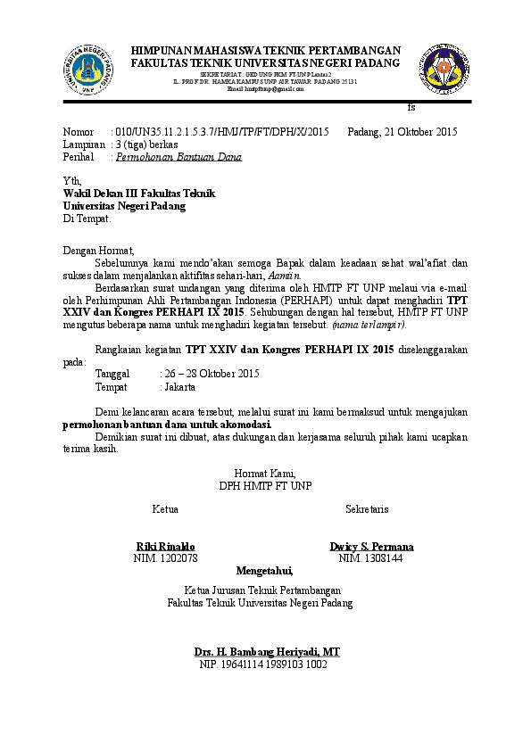 Contoh Memo Dan Nota Dinas