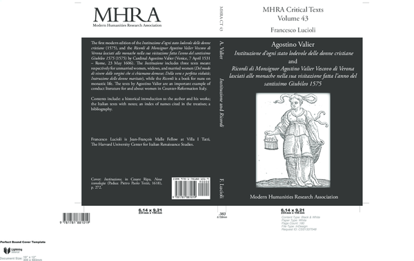 (PDF) Agostino Valier, Instituzione d’ogni stato lodevole delle donne