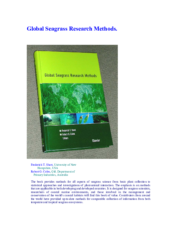 Seagrass ecosystem picture