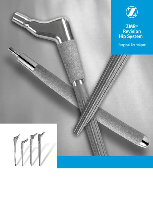 (PDF) ZMR ® Revision Hip System ZMR ® Revision Hip System Surgical ...