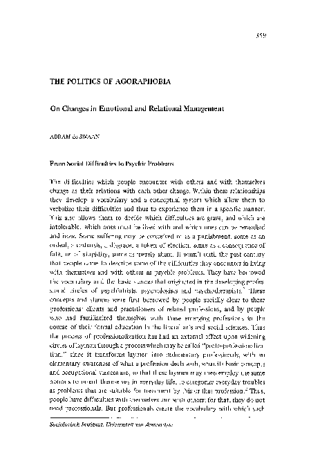Assessment for agoraphobia picture