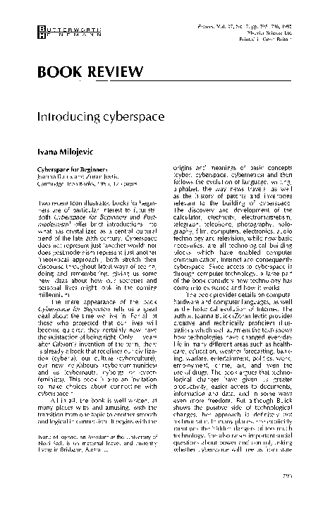 (PDF) Cyberspace for Beginners