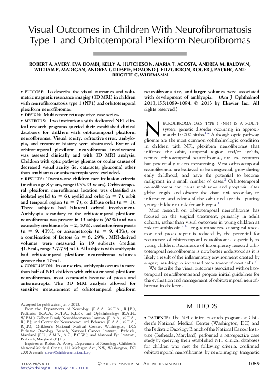 Does neurofibromatosis get worse with age picture