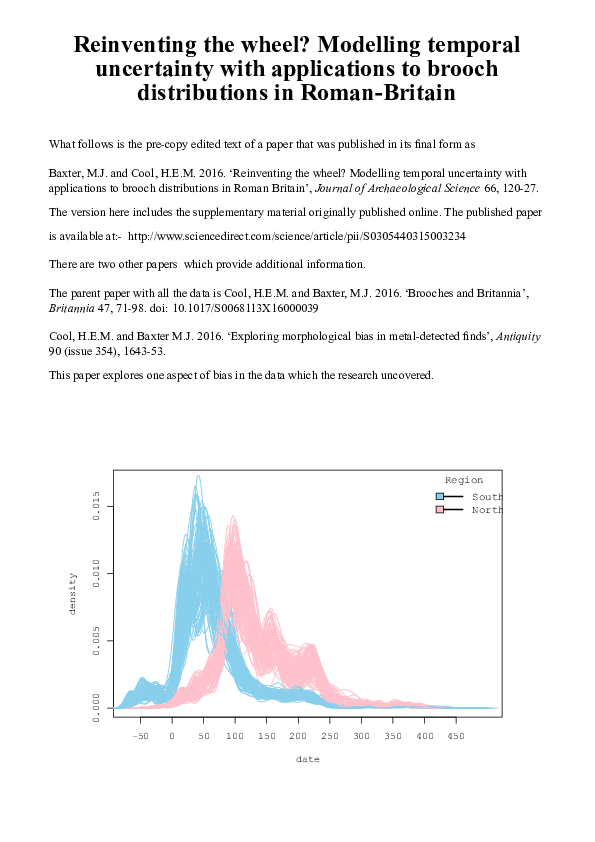 (PDF) Reinventing the wheel? Modelling temporal uncertainty with ...