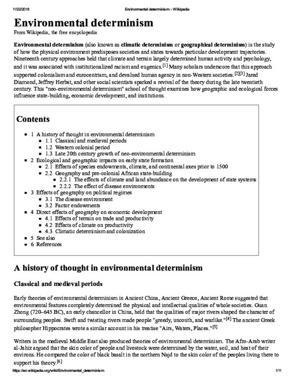 Determinism Determinism