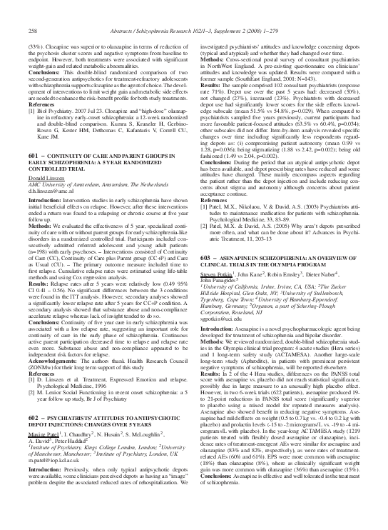(PDF) P.3.c.020 Psychiatrists' attitudes to antipsychotic depot ...