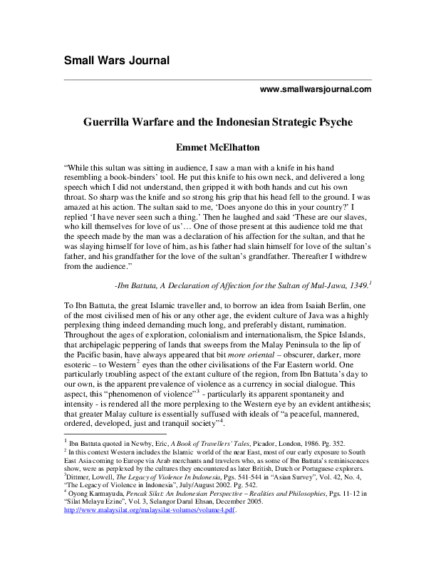 Guerilla warfare definition image