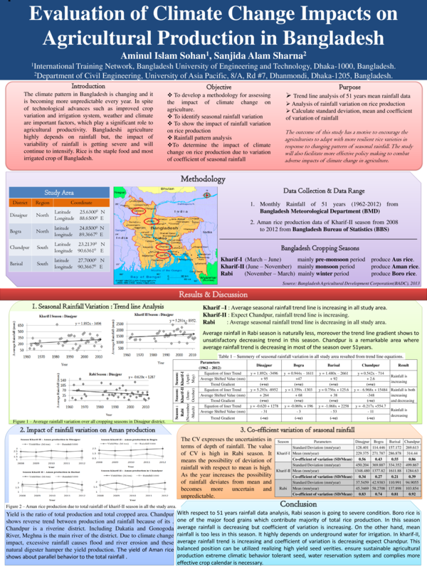 (PDF) Evaluation of Climate Change Impacts on Agricultural Production ...
