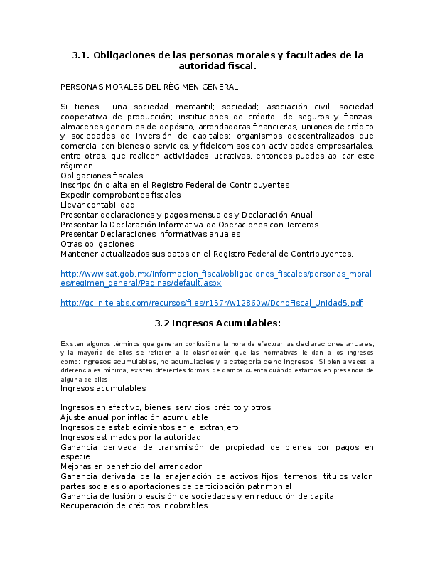 (DOC) 3.1. Obligaciones de las personas morales y facultades de la ...
