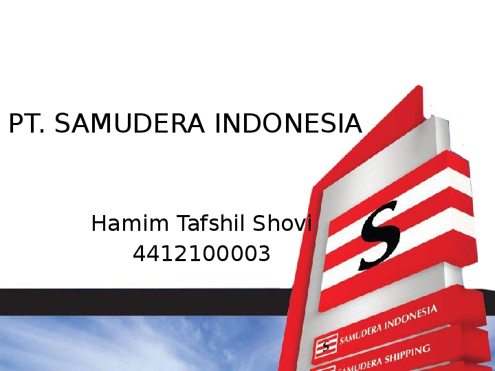(PPT) PT.Samudera Indonesia | Aswinanda CK - Academia.edu