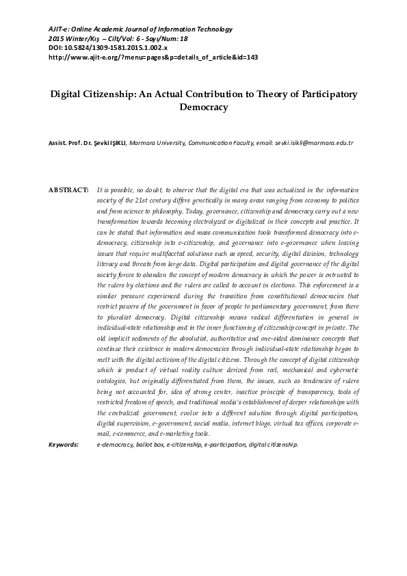 Citizenship essay for students image