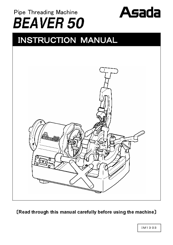 (PDF) Pipe Threading Machine INSTRUCTION MANUAL Ý Huỳnh Trung