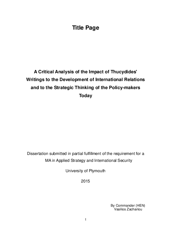 Thucydides critical essays 08 image