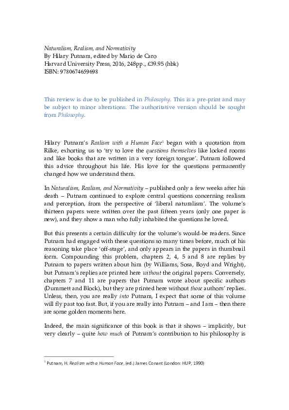 Putnam paper essay 07 image