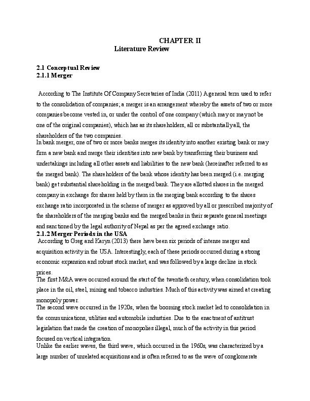 Research gap in mergers and acquisitions picture