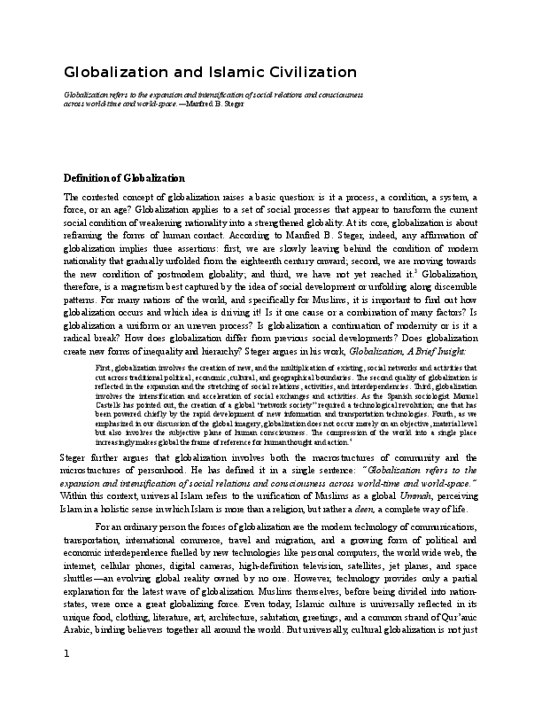 Islamic civilization essay image