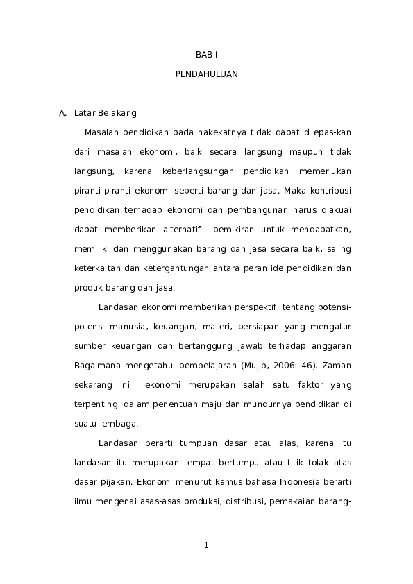 Doc New Mklh Landasan Ekonomi Sari Putri Academia Edu