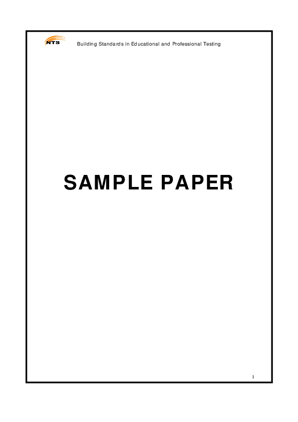 (PDF) Building Standards in Educational and Professional Testing SAMPLE ...
