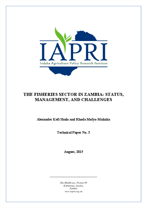 What Is The Importance Of Fishing In Zambia Unique Fish Photo