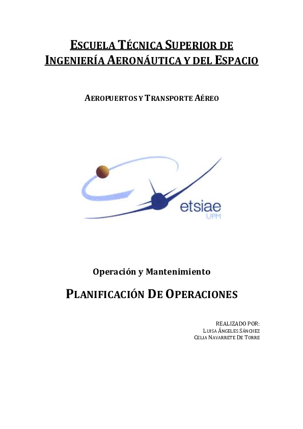 (PDF) ESCUELA TÉCNICA SUPERIOR DE INGENIERÍA AERONÁUTICA Y DEL ESPACIO