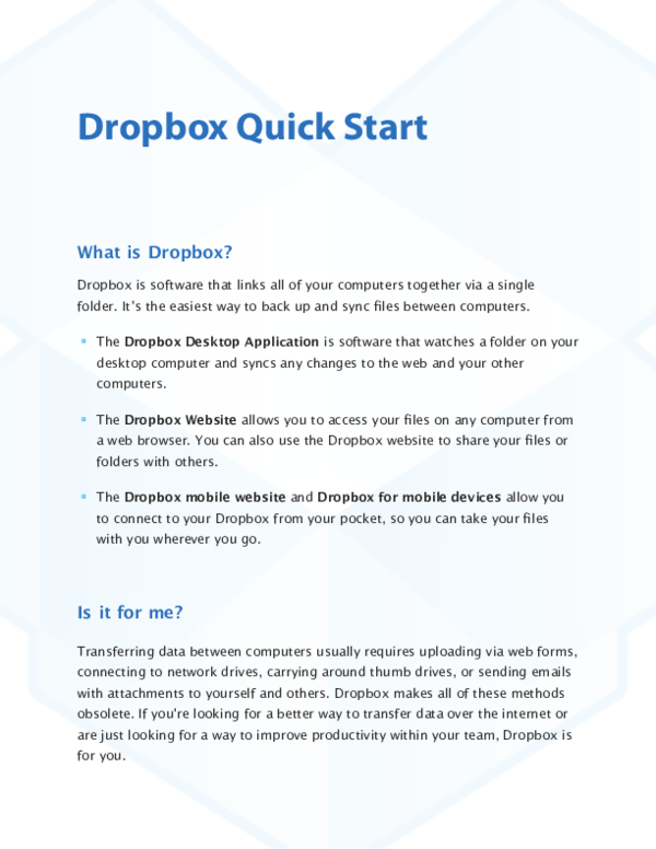 (PDF) Dropbox Quick Start Blade Helsing Academia.edu