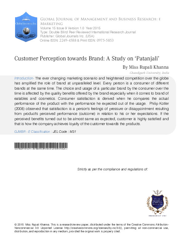 Conclusion for patanjali project image