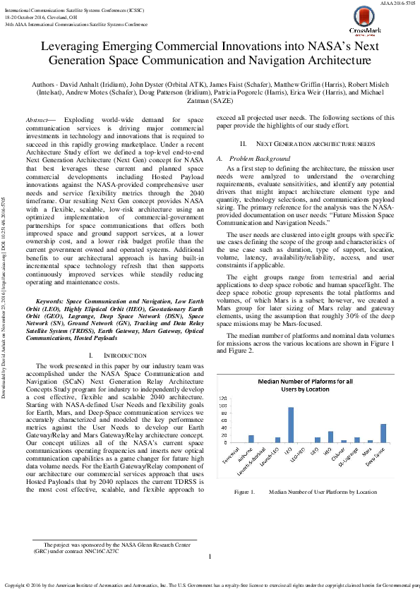 (PDF) Leveraging Emerging Commercial Innovations into NASA's Next ...