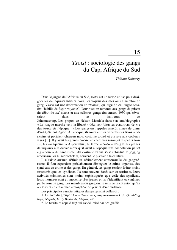 Tsotsi literature essay on decency image