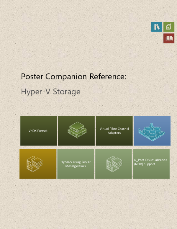 (PDF) Poster Companion Reference Hyper V Storage
