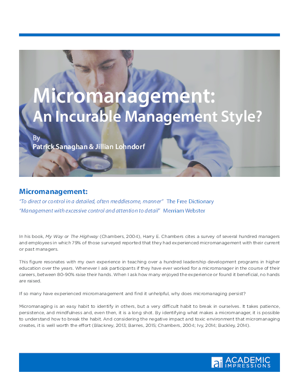 Micromanagement essay 08 picture
