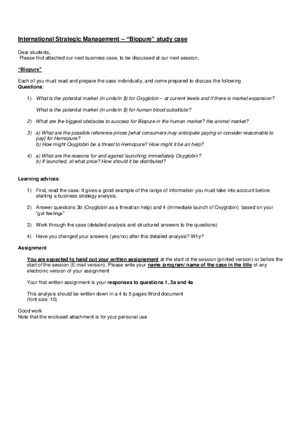 Biopure case essay 02 image