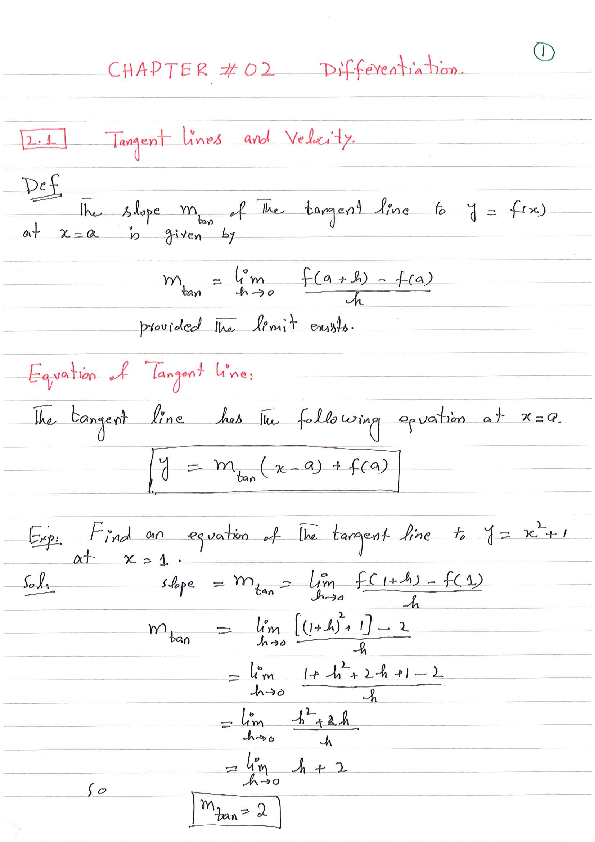 (PDF) Chapter 2 calculus | Khaled Awad - Academia.edu