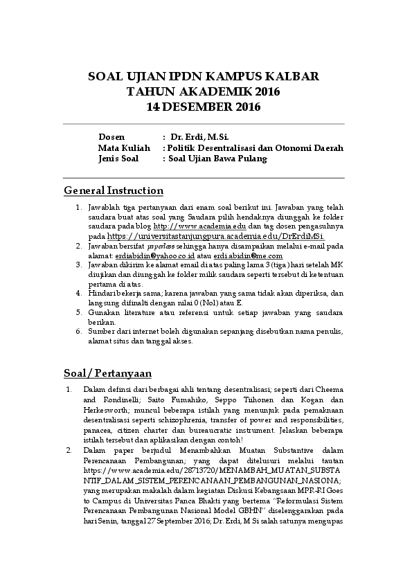 Makalah tentang otonomi daerah image