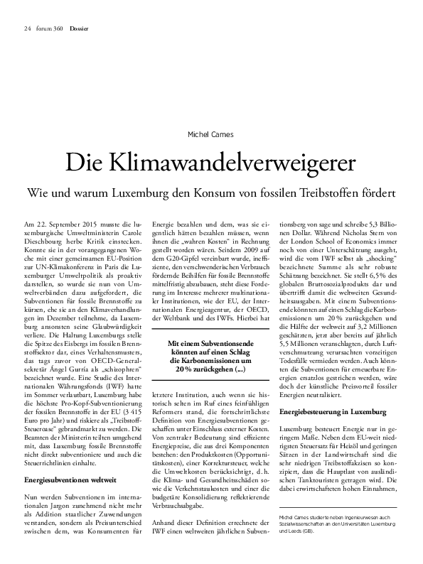 Die Klimawandelverweigerer