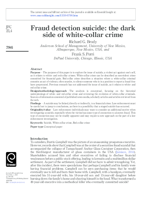 White collar crime examples image