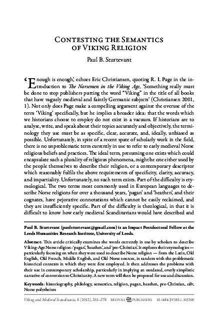 Norse pagan religion image