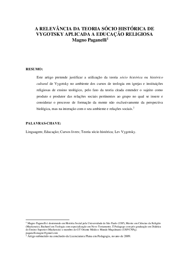 história de vygotsky