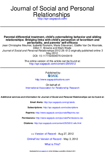 Signs of favoritism in family picture