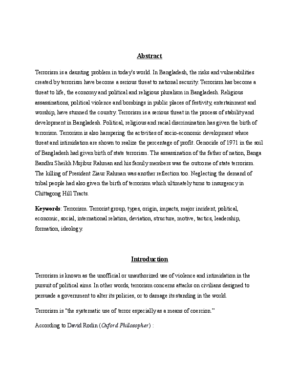 Comprehensive essay terrorism picture