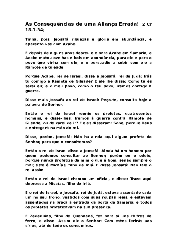 (DOC) As Consequências de uma Aliança Errada.docx Henrique de Araujo Academia.edu