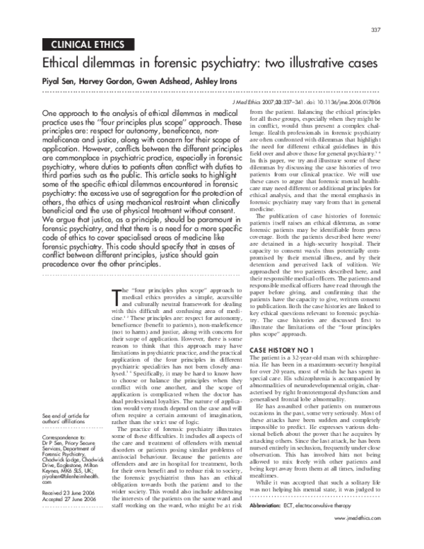 Forensic psychiatry expert image