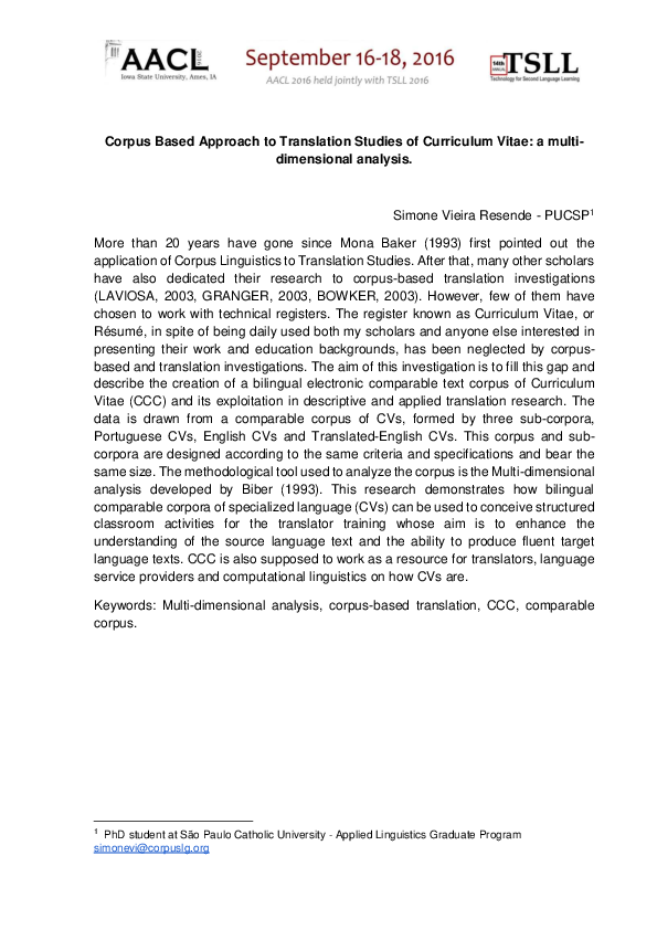 Curriculum vitae analysis image