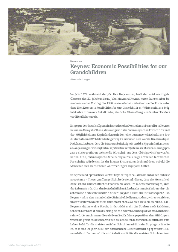 Keynes essay grandchildren picture