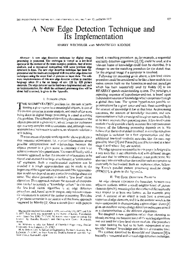 (PDF) A New Edge Detection Technique and Its Implementation